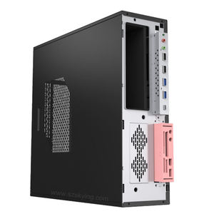 Boîtier TFX <span class=keywords><strong>Micro</strong></span> <span class=keywords><strong>ATX</strong></span> avec double port USB 3.0 Type C, lecteur de carte en option, tour de <span class=keywords><strong>PC</strong></span>, mini boîtier de <span class=keywords><strong>PC</strong></span>, panneau à bande RGB - Product Image 2