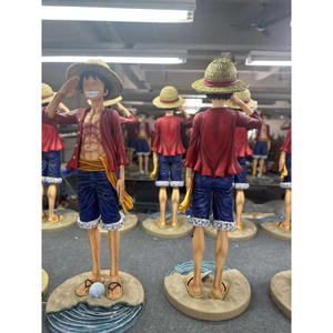Disponibile Statua in Resina di Alta Qualità, Personaggio Anime <span class=keywords><strong>One</strong></span> <span class=keywords><strong>Piece</strong></span>, Figura di Luffy a Grandezza Naturale 1/2, Scultura Anime per Decorazione - Product Image 3