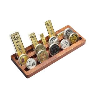 กล่องใส่เหรียญที่ระลึกไม้ซาเปเล่ สำหรับเก็บสะสมเหรียญ<span class=keywords><strong>เงิน</strong></span> ทองแท่ง ของเก่า ของขวัญ บรรจุภัณฑ์ พร้อมถาดสามช่อง - Product Image 2