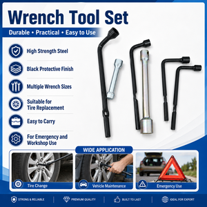 Heavy Duty Industrial Grade L-Type Hex <strong>Socket</strong> Wrench Tool <strong>Set</strong> | Metric Carbon Steel | Automotive Tire Repair Mechanical - Product Image 2