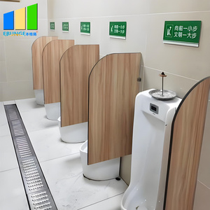 Panel Divisor Privado Compacto de Laminado para Urinario, Tabique Impermeable de HPL para Baños Comerciales - Product Image 5