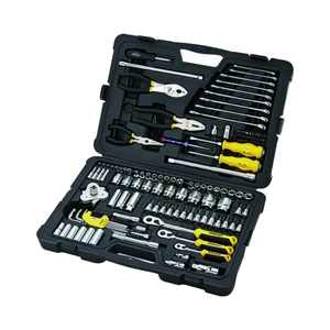 Pour ensemble d'outils à main multifonctions en acier de 125 pièces paquet rigide pour l'installation et l'entretien de l'équipement des voitures - Product Image 1