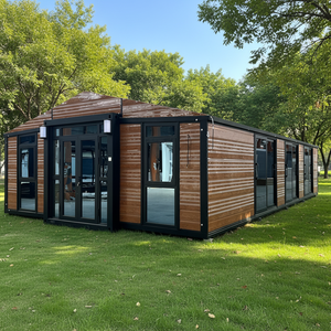 Maison conteneur préfabriquée portable à panneaux sandwich en acier de haute qualité à prix bas 20ft/30ft/40ft certifiée CE pour salon moderne - Product Image 1