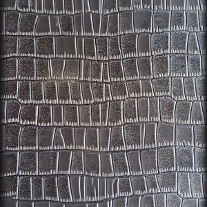 Accesorios Artesanales de Cuero Genuino de Búfalo Gris Pulido con Textura de Cocodrilo y Serpiente, Estilo Vintage, Resistentes al Viento, de Gran Venta - Product Image 2