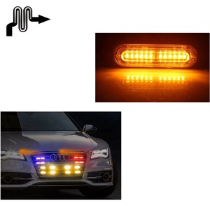 12-24v 4D Car Emergency <strong>Light</strong> <strong>Red</strong> Blue Green Amber 10 <strong>Led</strong> Grille Strobe <strong>Light</strong> Warning <strong>Light</strong> - Product Image 2