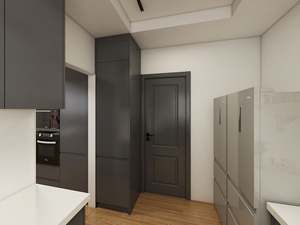 Meuble de cuisine moderne pour garde-manger, rangement élégant - Product Image 5