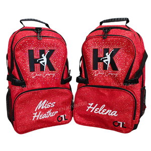 Enjoybags lấp lánh cheer túi với logo và màu sắc customizaton thạch ba lô và khiêu vũ bookbag cho cổ vũ cô gái - Product Image 4