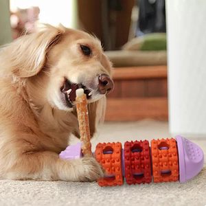 ZMaker 2026 Nouveau Jouet Distributeur de Friandises pour Chien en Caoutchouc, Distributeur Lent Interactif pour Mastication, Jouet Puzzle Anti-Fuite d'Aliments pour Chien - Product Image 4