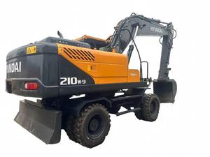 รถขุดล้อยี่ห้อฮุนได รุ่น Robex 210W-9 มือสอง น้ำหนัก 21 ตัน เหมาะสำหรับงานก่อสร้างถนน - Product Image 1