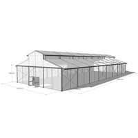 Tente de chapiteau d'espace transparente à cadre en A supérieur transparent tente d'atrium à cadre en aluminium pour les événements en plein air expositions de mariage et de fête