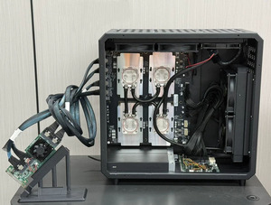 Placa Base para GPU <span class=keywords><strong>Suqiao</strong></span> V100 de 4 GPU y 300 GB/s de Velocidad Completa, Compatible con Estación de Trabajo de Servidor NVLink de 4 Vías - Product Image 2