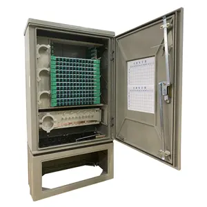 Ftth Outdoor Telecom 96 144 288 Core Fiber Optical Distribution Cabinet Network Storage Fiber Optic Cross Connect Cabinet