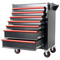 Ensemble d'outils en mousse EVA avec kit d'outils à main pour réparation automobile et chariot à outils mobile 424 pièces, armoire à tiroirs professionnelle pour garage et atelier