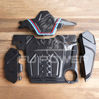 Pour BMW F90 M5 M-P couvercle d'habillage de compartiment moteur en fibre de carbone sèche