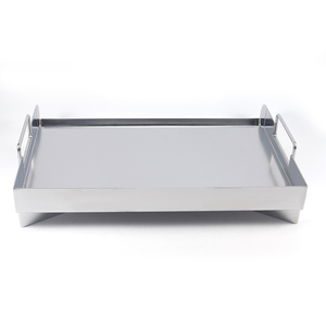 Universele rechthoekige roestvrijstalen grillplaat voor gasbarbecue buiten - Product Image 5