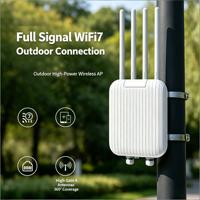 CF-WA973 Access Point WiFi 7 per Esterni con Antenna ad Alto Guadagno a Lungo Raggio, IP67, Alimentato PoE per Layout di Rete in Cantieri Edili e Aree Minerarie
