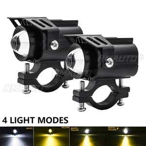 2X 9-32V 60W Faro Antiniebla Luz Intermitente Foco LED Amarillo Blanco para Coche/Motocicleta - Product Image 1