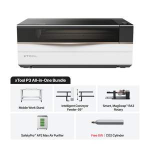 Machine de gravure au laser à diode Xtool P3 tout-en-un, graveur CO2 pour les petites entreprises - Product Image 2
