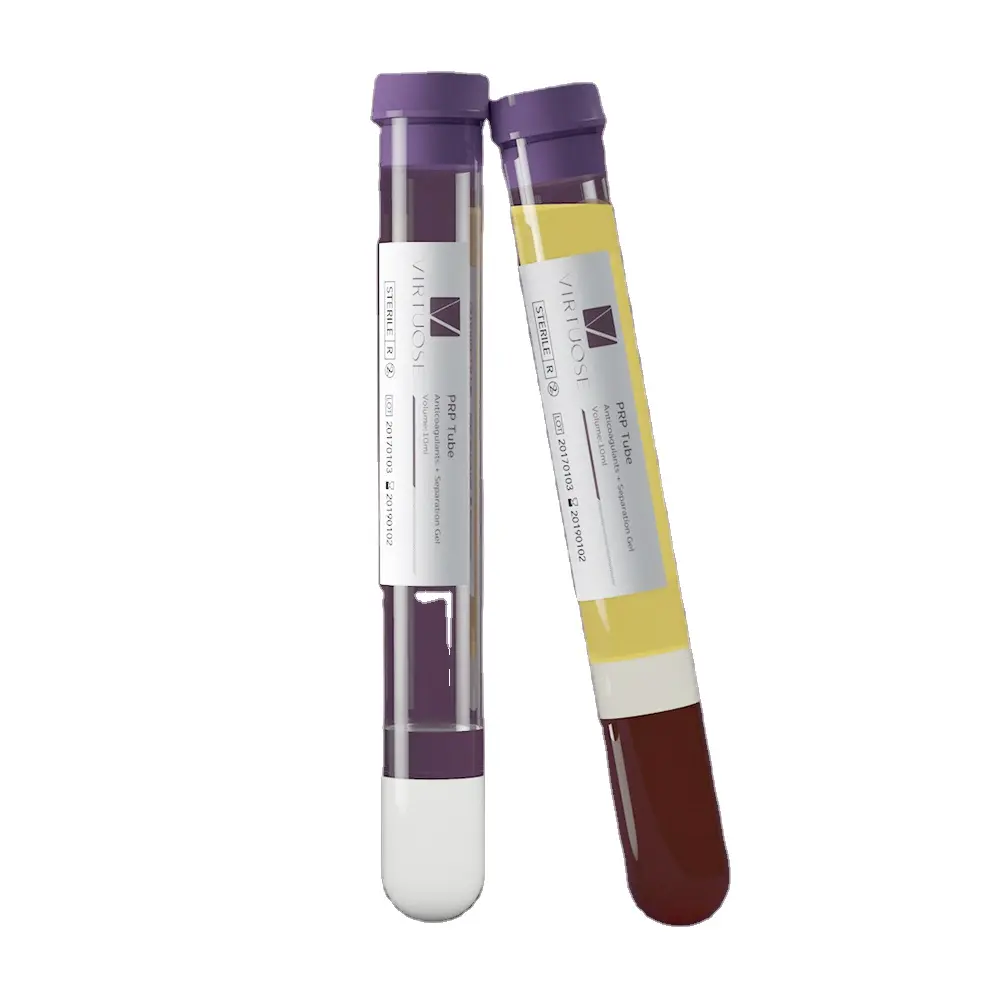 Медицинская плазменная PRP трубка для богатых тромбоцитов с гелем Acd для продажи в лаборатории