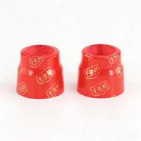 Capsules thermorétractables en PVC pour vin et champagne, faciles à ouvrir, personnalisables avec logo en relief, vente en gros