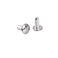 Capuchon rond en acier inoxydable, couple de v, rivets en aluminium pour poêle à frire antiadhésive, ustensiles de cuisine, poignées rivetées ou poignées soudées