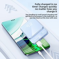 Batterie externe portable 10000mAh, chargeur sans fil magnétique, charge rapide, double interface USB-C, 22.5W, prise universelle, polymère lithium