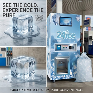 YISO Manufacturers sell ice vending machines with CE certification support for remote control of credit card QR code NFC <b>Station</b> - Product Image 3