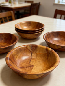 ชามไม้ไผ่แปลกใหม่ น้ำหนักเบา และเป็นมิตรต่อสิ่งแวดล้อม ทางเลือกที่ยั่งยืนสำหรับสลัด ซุป และชามแป้ง - Product Image 2