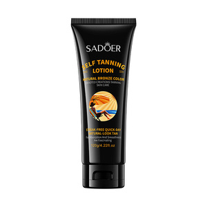 SADOER Lozione Autoabbronzante Senza Sole Crema Abbronzante Corpo Effetto Bronzo Naturale Senza Striature per Donna Uomo - Product Image 6
