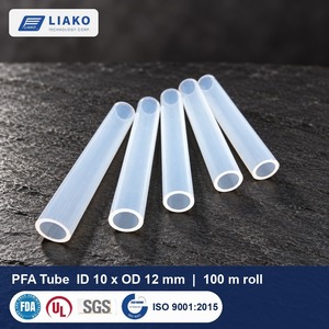 Tube PFA 10x12mm, tube PFA haute pureté, rouleau de 100m pour le transfert de fluides propres en laboratoire, biotechnologie et alimentation, 260°C - Product Image 1