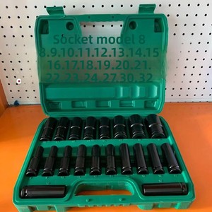 8-32mm Extended Deep Impact Socket <b>Set</b> for Air Wrench Driver Auto Repair <b>Tools</b> Large Impact Wrench Head Socket <b>Set</b> - Product Image 3