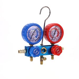 Manomètre de pression de réfrigérant à double valve, outil de charge manuel pour climatiseur, pour voiture et usage domestique, en laiton - Product Image 4