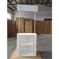 ABS — vitrine de table en plastique ABS, Promotion, affichage, impression graphique