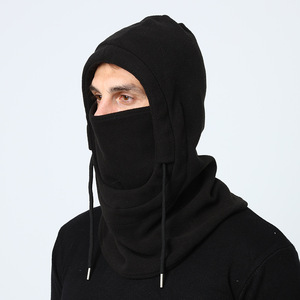 Vente en gros de bonnets d'hiver personnalisés, couvre-têtes pour le cyclisme en plein air, cache-cou, masque de ski, balaclava en polaire pour hommes et femmes - Product Image 5
