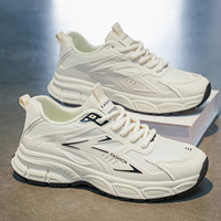 Chaussures Homme 2026 Nouveau Style Légères Respirantes Sportives Décontractées à Lacets Baskets en Maille Semelle PU Design Perforé Antidérapantes