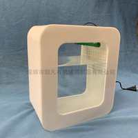 Personnalisé multi fonctionnel Acrylique petit aquarium ornemental écologique décoration de la maison aquarium créatif aquarium aquariums
