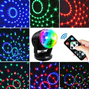 2024 Style chaud télécommande rvb LED <span class=keywords><strong>Disco</strong></span> Ball 7 modes scène lumière lampe stroboscopique IP65 E27 Base pour fête DJ et utilisation en entrepôt - Product Image 4