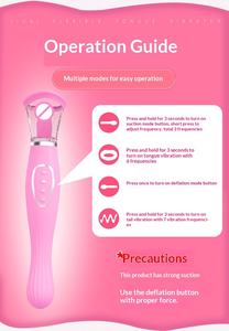 Dream Connection Masseur vibrant et suceur pour la langue, rechargeable par USB, étanche IPX7, 9 fréquences, fonctionnement silencieux 40 dB pour - Product Image 6