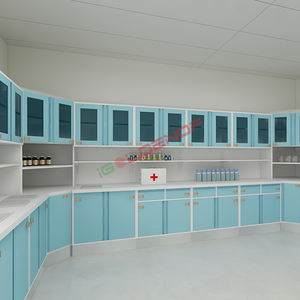 מחסן מודרני ארון מתכת רפואי מותקן קיר עבור ריהוט בית חולים וטיפול רפואי פתרון אופטימלי ארגון - Product Image 5