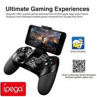Manette de jeu IPEGA PG-9076 BT 2.4G sans fil, contrôleur de console de jeu mobile, poignée de jeu, joystick pour Android TV PC P3