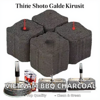 Charbon de bois noir sans fumée thaïlandais, design personnalisé OEM, Fujian, autres formes, 5% de cendres, 8500J de calories, barbecue YIWAN