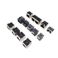 RJ45 RJ11 RJ12 RJ48 RJ50 RJ9 RJ25 CAT5 CAT5E CAT6 CAT6A CAT7 CAT8 Modular Jack Konektor PCB Terdaftar Jack Lan Soket DIP