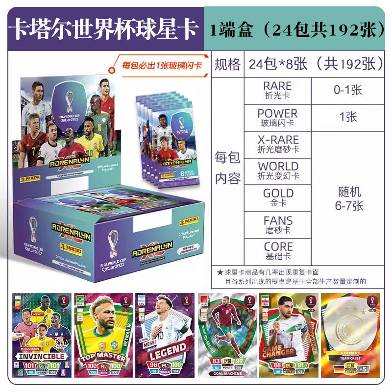Qatar world cup star basic card-one box 24 packs
