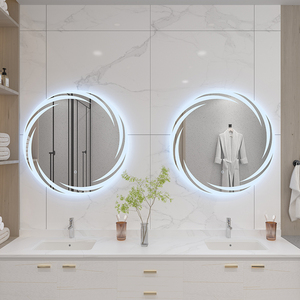 Espejo de pared para baño, luz <span class=keywords><strong>Led</strong></span> inteligente con pantalla táctil - Product Image 2