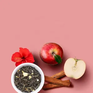 Hot Selling Mixed Herbal Tea High Energy Naturally Flavored Tea Apple Cinnamon Black Tea