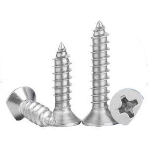สกรูหัวแบน 5x8 มม. เกลียวเมตริก เหล็กชุบสังกะสี สำหรับใช้งานทั่วไป - Product Image 5