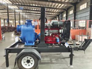 공장 직판 가격 디젤 엔진 자흡식 오수 펌프 관개 농업용 디젤 엔진 자흡식 워터 펌프 - Product Image 3