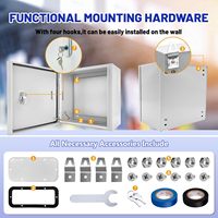 Boîte de distribution électrique personnalisée en acier inoxydable étanche avec disjoncteur principal