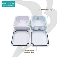 Boîte de jonction étanche IP55 en plastique ABS économique, fabriquée en Chine, pour câbles et fils extérieurs