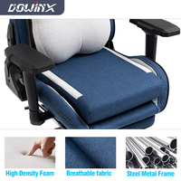 Grand et grand nouveau design Dowinx chaise de jeu en gros avec accoudoir 4D avec repose-pieds et massage